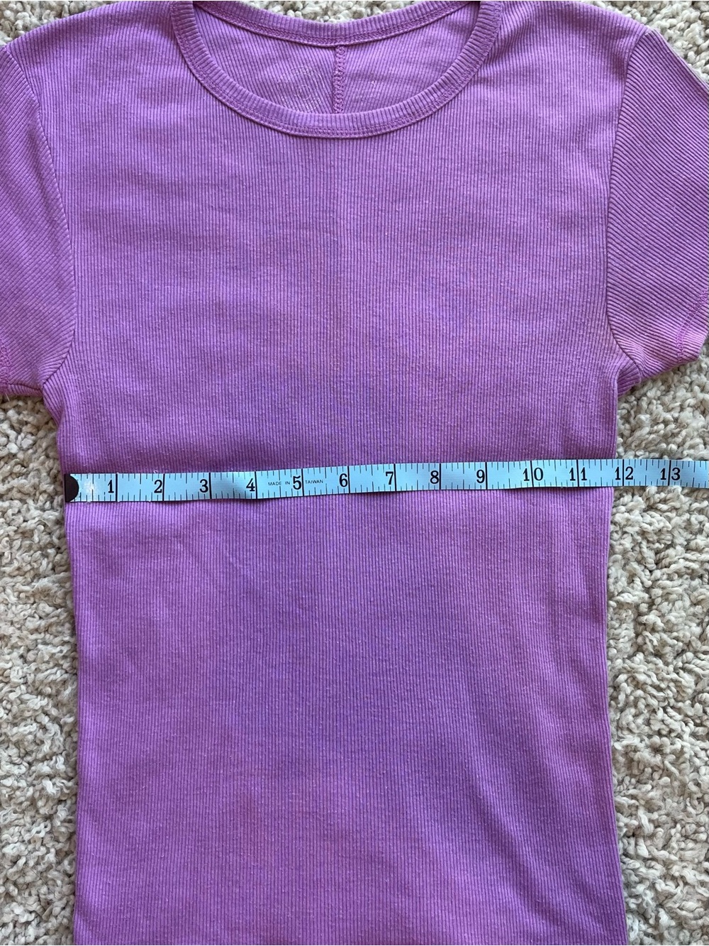 Urban Outfitters Lilac Ribbed Tee - Picture 3 of 7